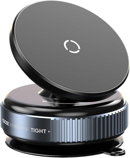 360° Magnetic Foldable Car Phone Holder | Strong Magnetic Grip Dashboard & Windshield Mount | Adjustable, Compact & Stylish Design