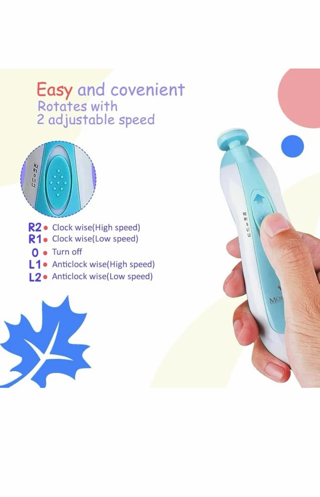 Blue Baby Electric Nail Trimmer