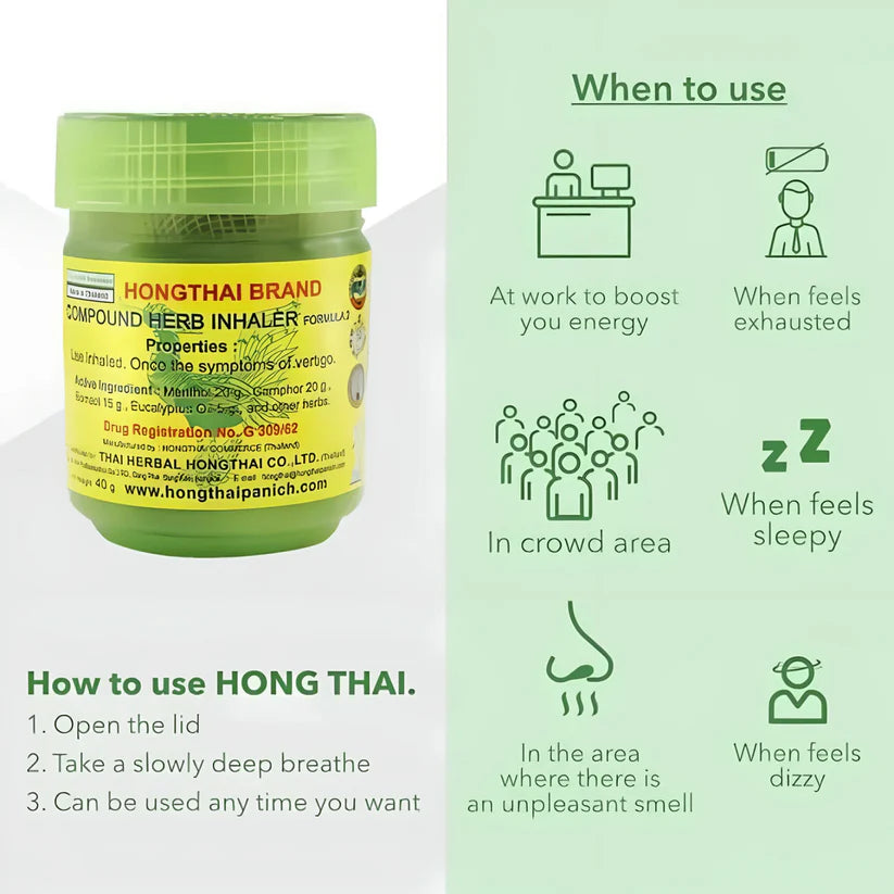 PureBreathe™ - Hong Thai Traditional Herbal Inhaler 🌿
