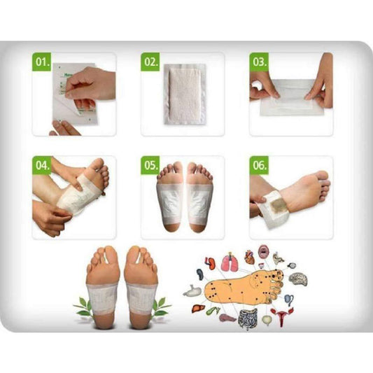 Natural Detox Foot Patches (Set of 10)