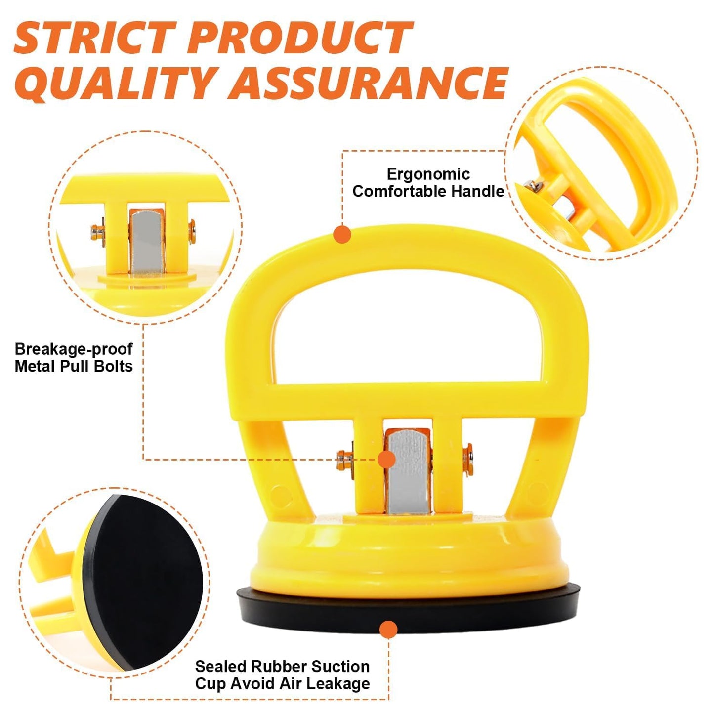 Powerful Car Repair Suction Cup Puller Handle Lifter for Body Dent (1 Pic)