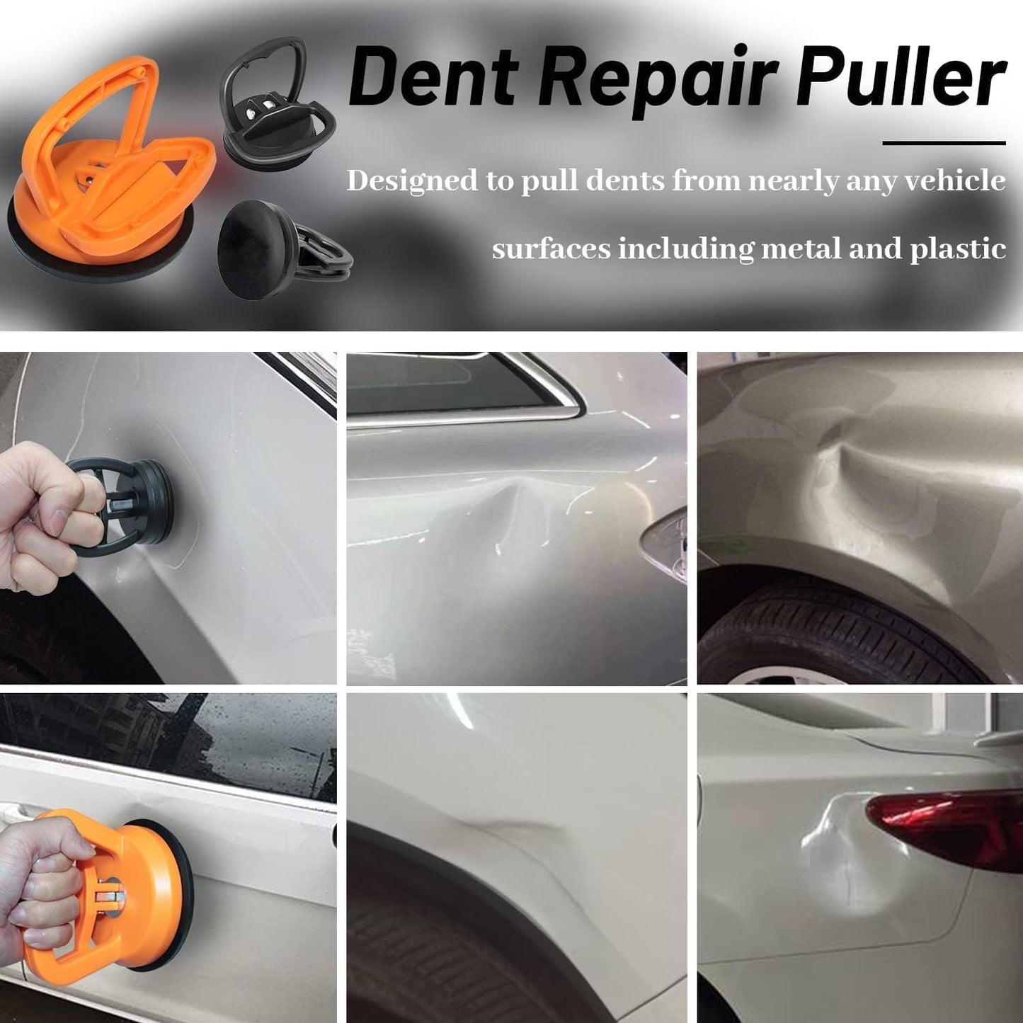 Powerful Car Repair Suction Cup Puller Handle Lifter for Body Dent (1 Pic)
